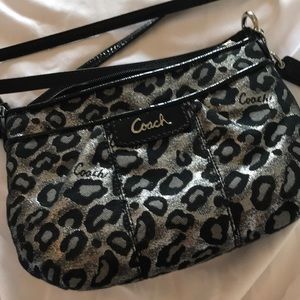 Coach Leopard Print Crossbody Purse NWOT